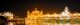 Beautiful Night View Of Golden Temple In Amritsar Canvas Print