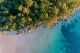 Beach View Aerial Sunrise in Australia Canvas Print