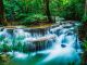 Beautiful Waterfall View Canvas Print