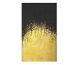 3D Black Golden Abstract Canvas Print