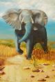 Modern Elephant Art Canvas Print