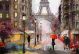 Street View Of Paris Canvas Print