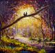  Lovers in Dream Forest Canvas Print